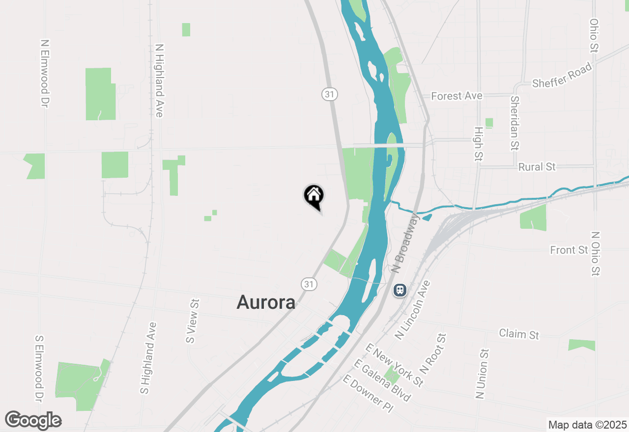 Map of 452 Wilder Street, Aurora, IL 60506