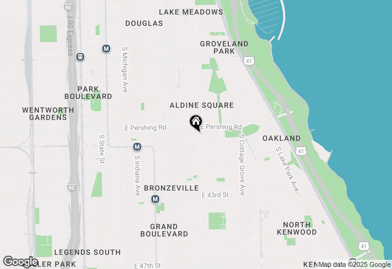 Map of 516 E Oakwood Boulevard, Chicago, IL 60653