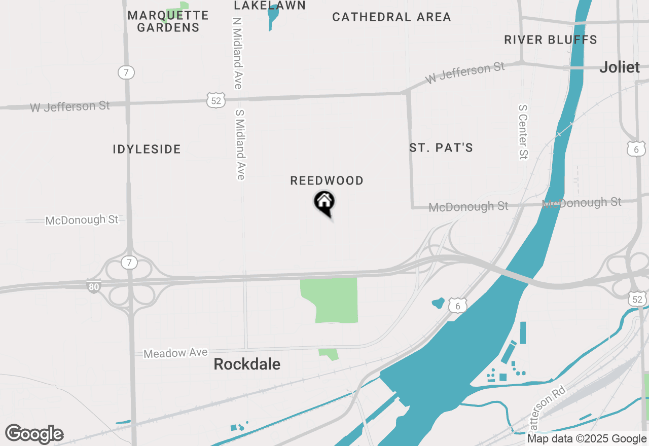 Map of 405 Park Drive, Joliet, IL 60436