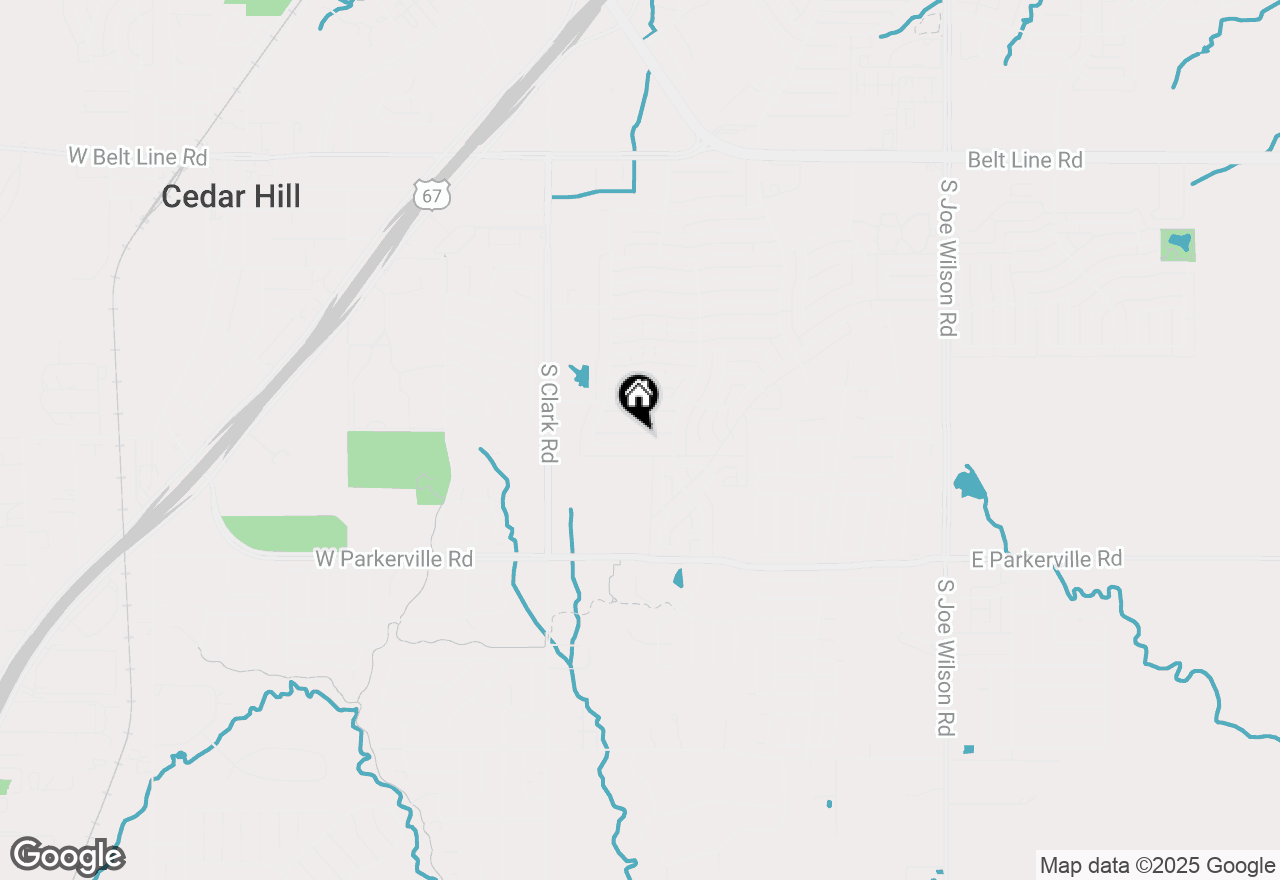 Map of 436 Pogue Street, Cedar Hill, TX 75104