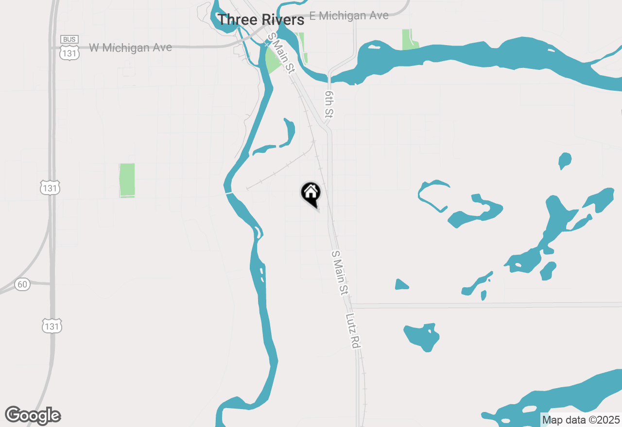 Map of 1109 5th Street, Three Rivers, MI 49093
