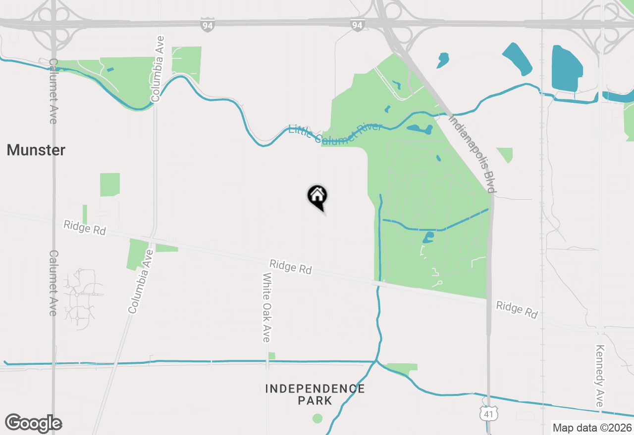 Map of 8339 Northcote Avenue, Munster, IN 46321