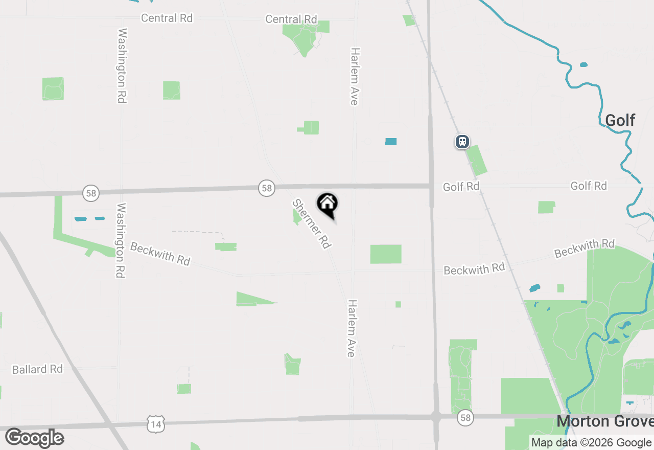Map of 9420 Octavia Avenue, Morton Grove, IL 60053