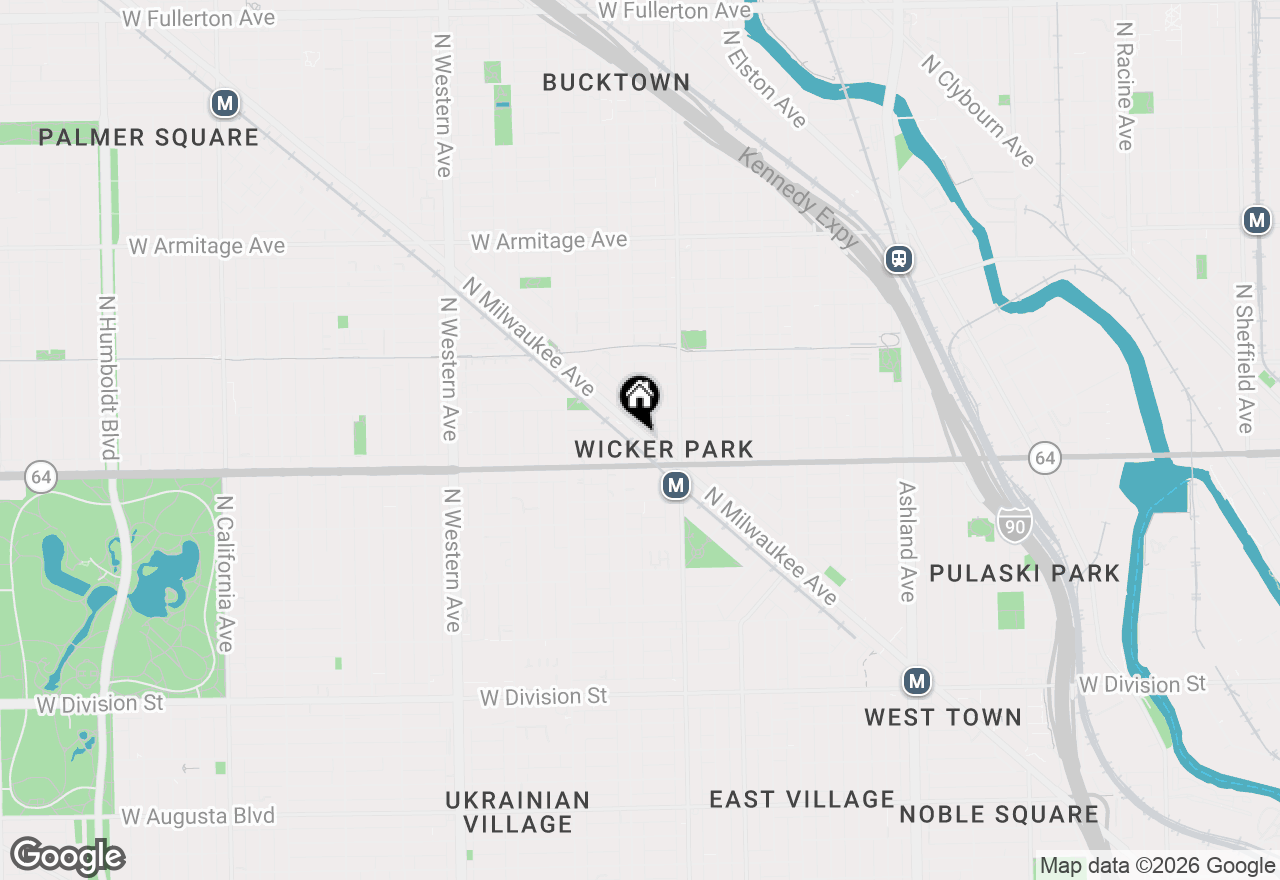 Map of 2045 W Concord Place #604, Chicago, IL 60647