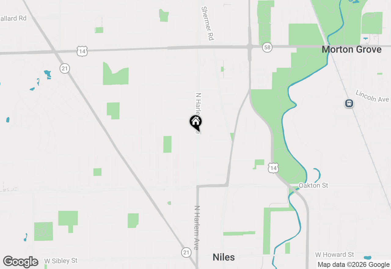 Map of 8300 N Harlem Avenue, Niles, IL 60714