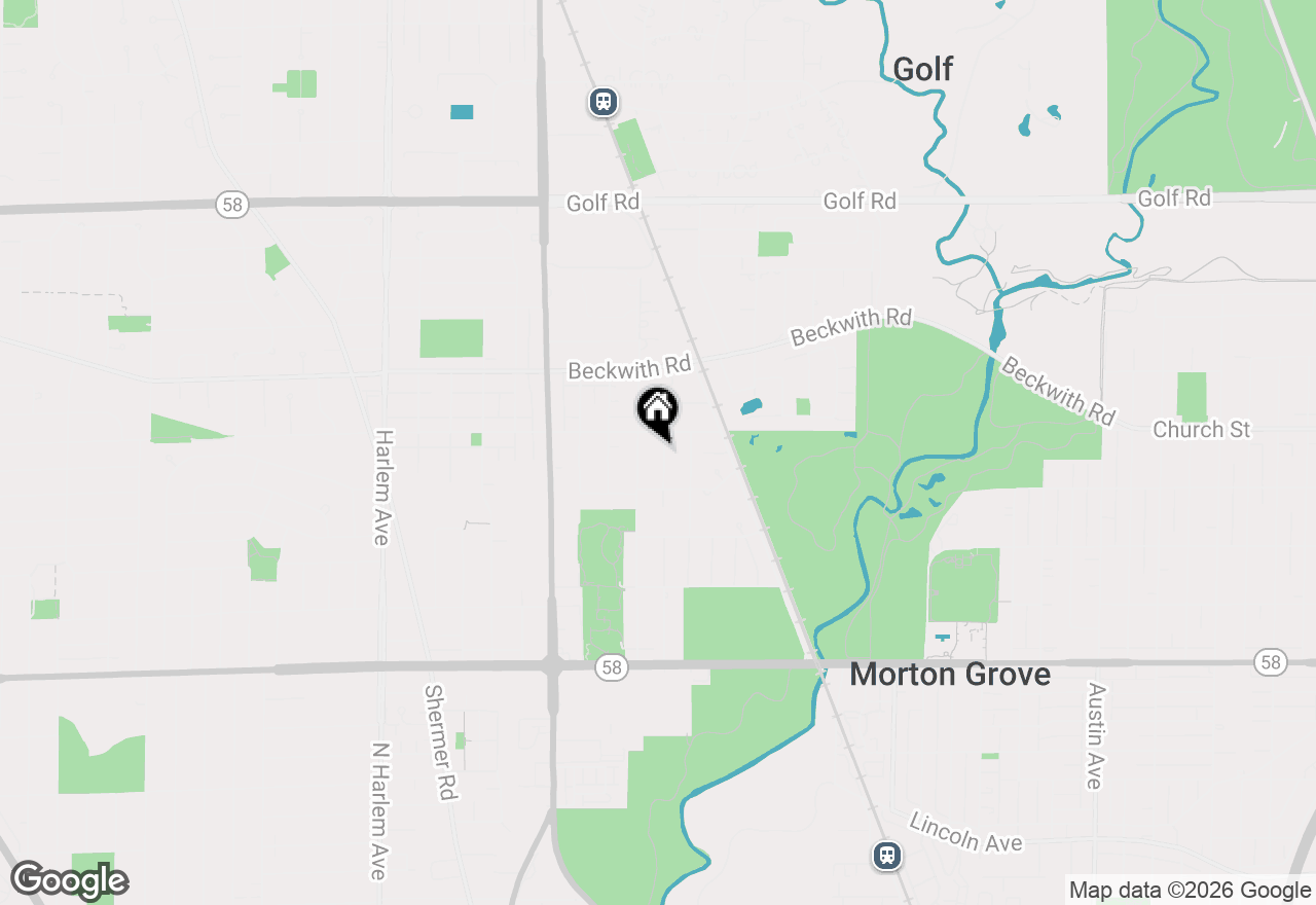 Map of 9128 Birch Avenue, Morton Grove, IL 60053