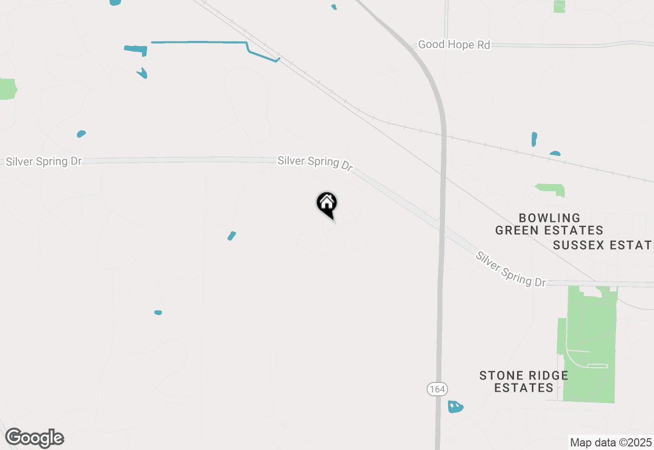 Map of W256N6676 Alpine Dr, Sussex, WI 53089