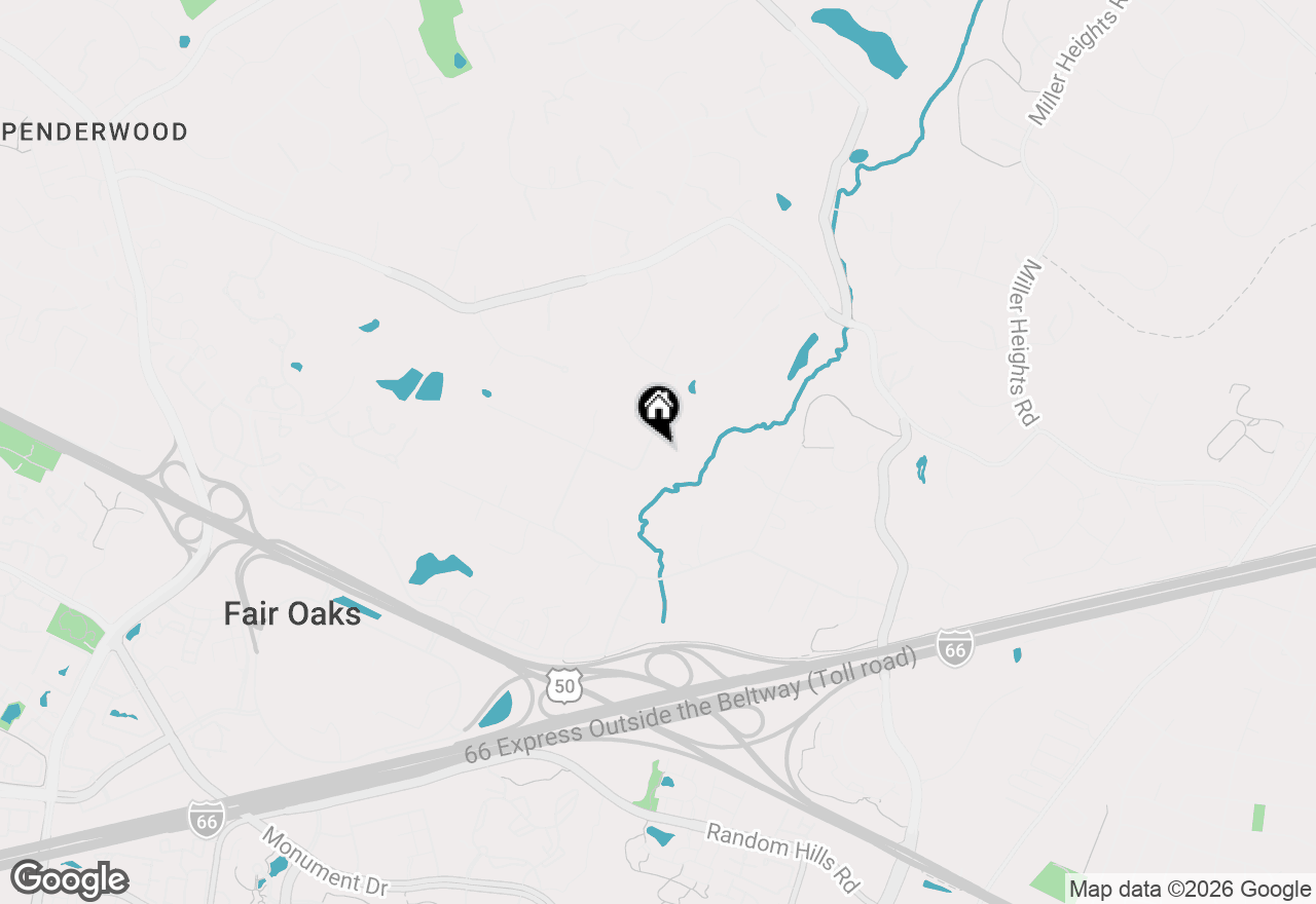 Map of 11627 Pine Tree Drive, Fairfax, VA 22033