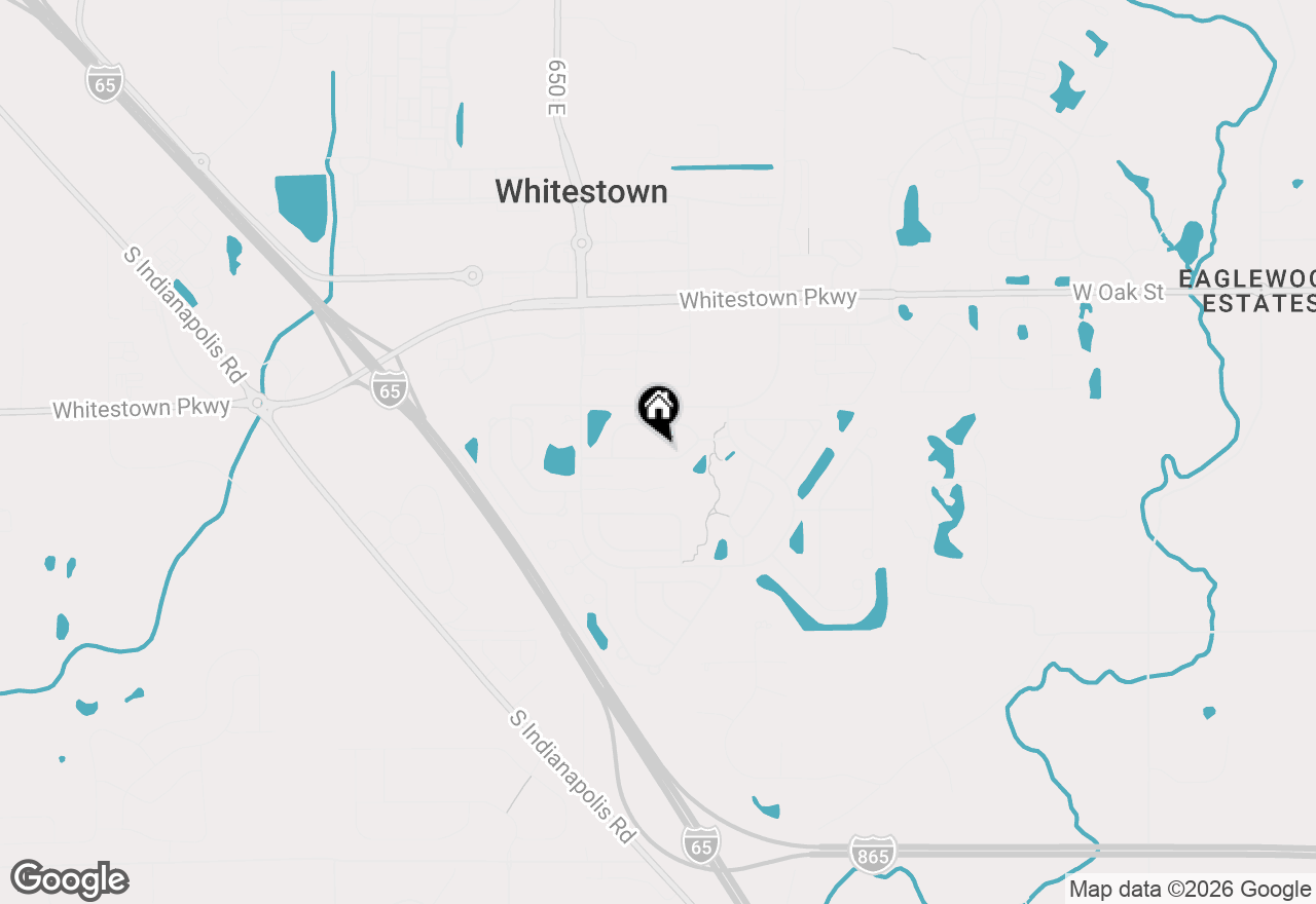 Map of 6272 Saddletree Drive, Zionsville, IN 46077