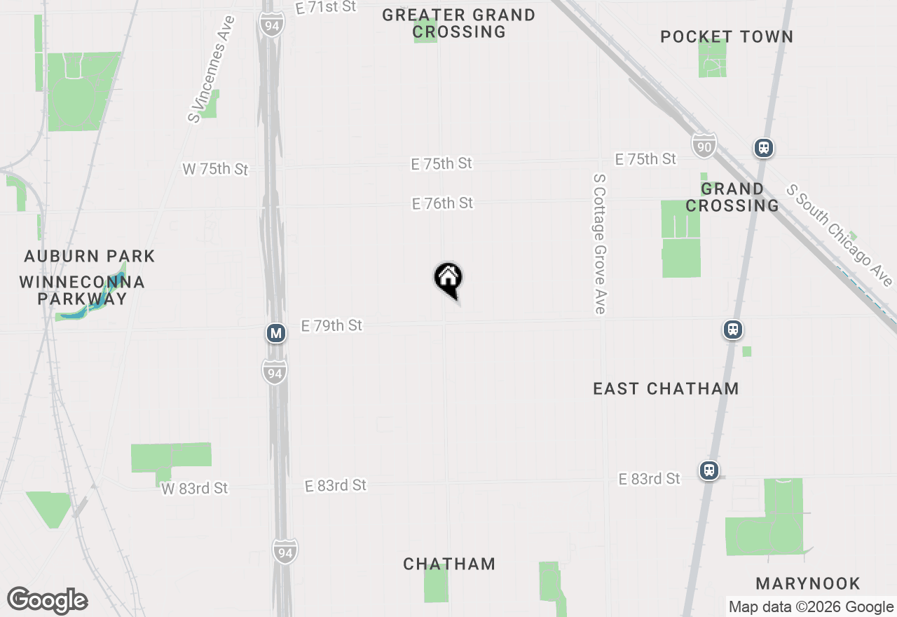 Map of 7837 S King Drive, Chicago, IL 60619