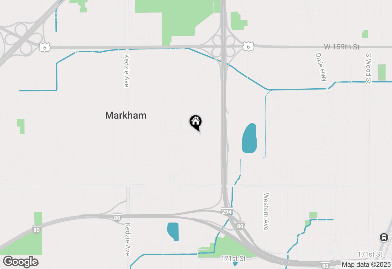 Map of 16364 California Avenue, Markham, IL 60428
