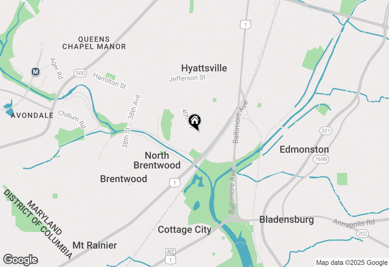 Map of 4901 40th Place, Hyattsville, MD 20781