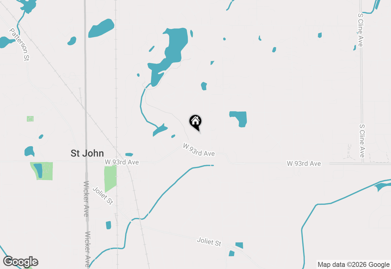 Map of 9190 Settlers Ridge, St. John, IN 46373