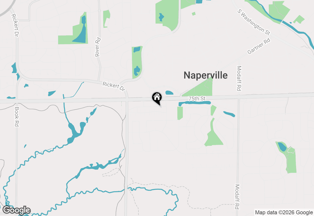Map of 833 Havenshire Road #833, Naperville, IL 60565