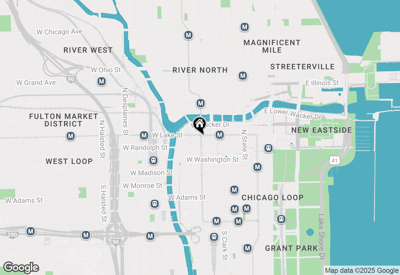 Map of 201 W Lake Street, Chicago, IL 60606