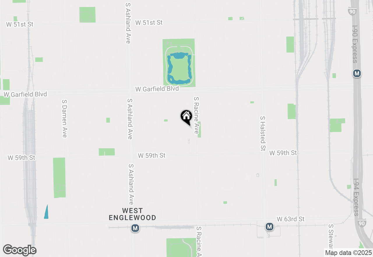 Map of 5726 S Elizabeth Street, Chicago, IL 60636