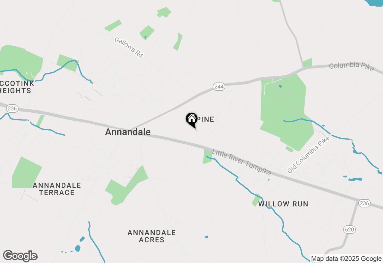 Map of 4308 Evergreen Lane #N, Annandale, VA 22003