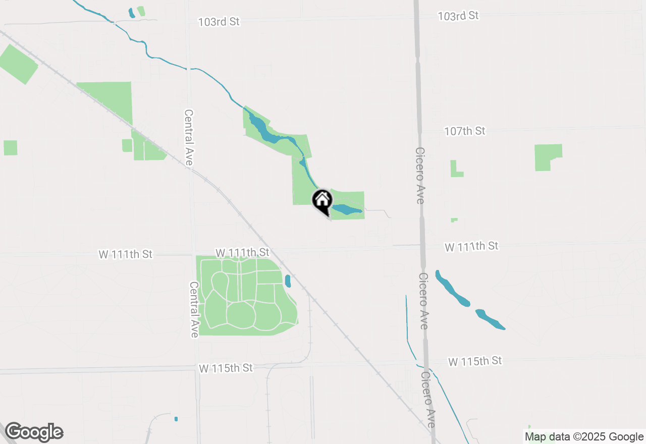 Map of 11001 Deblin Lane #203, Oak Lawn, IL 60453