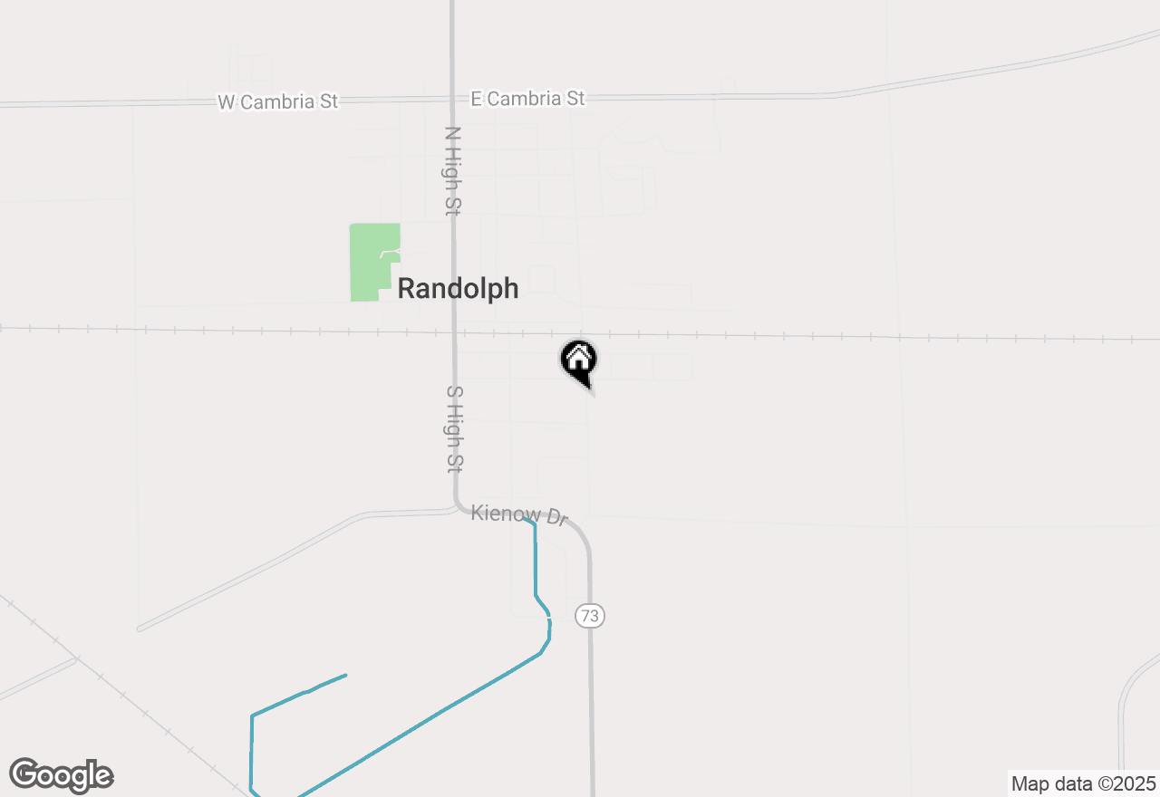 Map of 315 S Columbus Street, Randolph, WI 53956