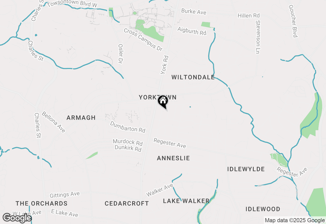 Map of 7113 Bristol Road, Baltimore, MD 21212