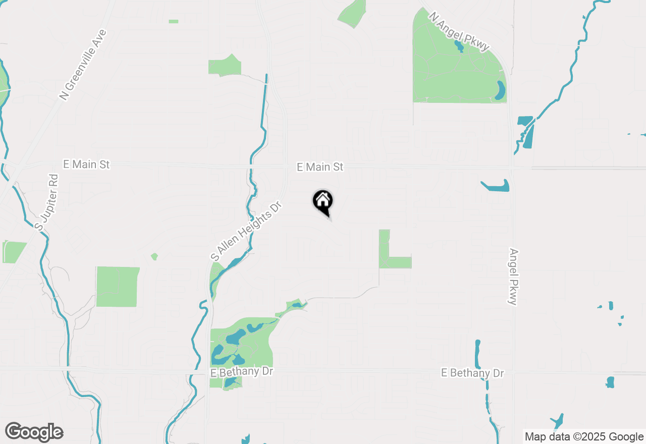 Map of 1417 Flameleaf Drive, Allen, TX 75002