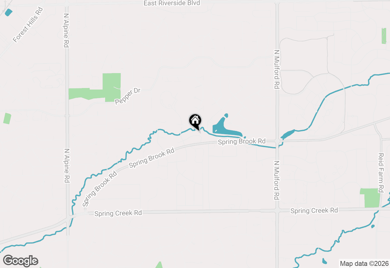 Map of 5416 Winding Creek Drive #11, Rockford, IL 61114