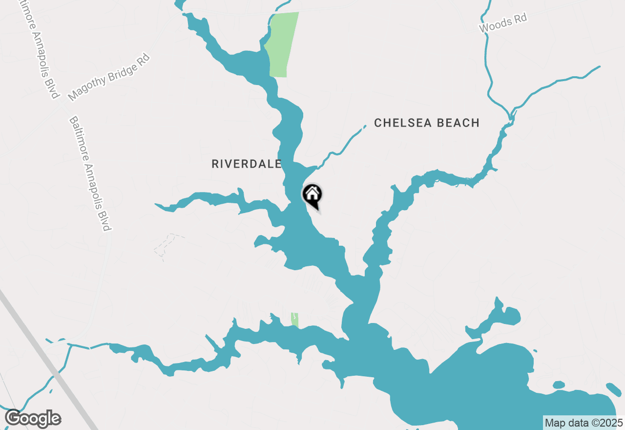 Map of 336 Riverside Drive, Pasadena, MD 21122