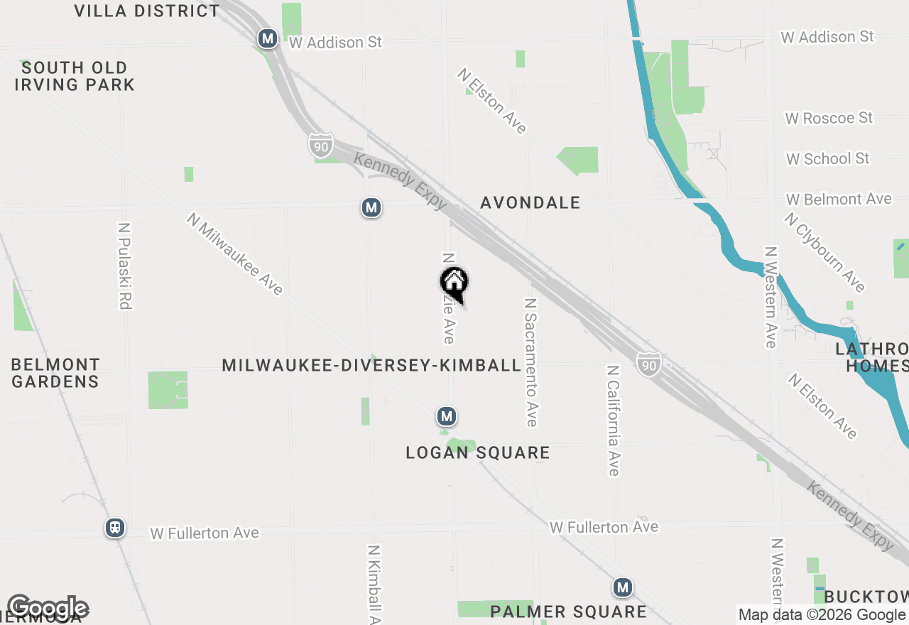 Map of 2917 N Kedzie Avenue, Chicago, IL 60618