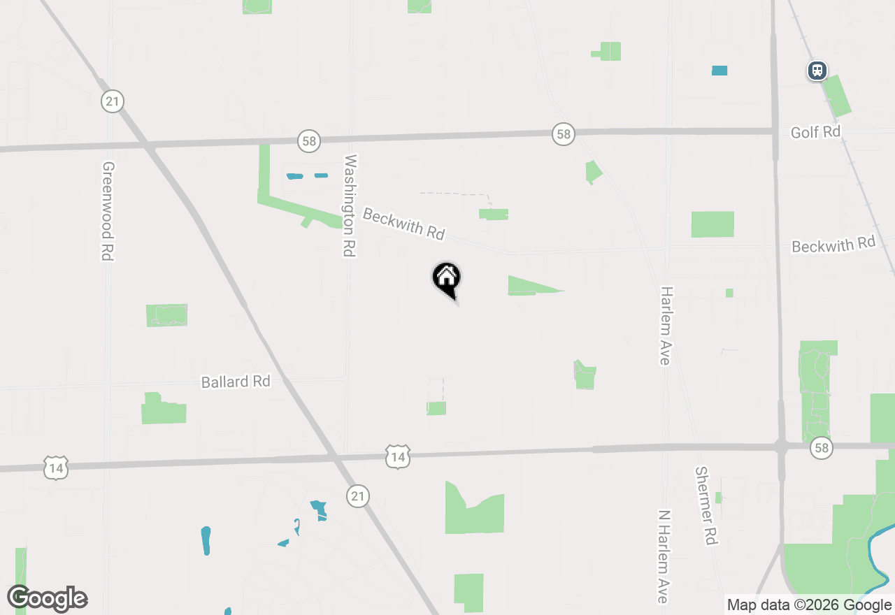 Map of 7730 Arcadia Street, Morton Grove, IL 60053