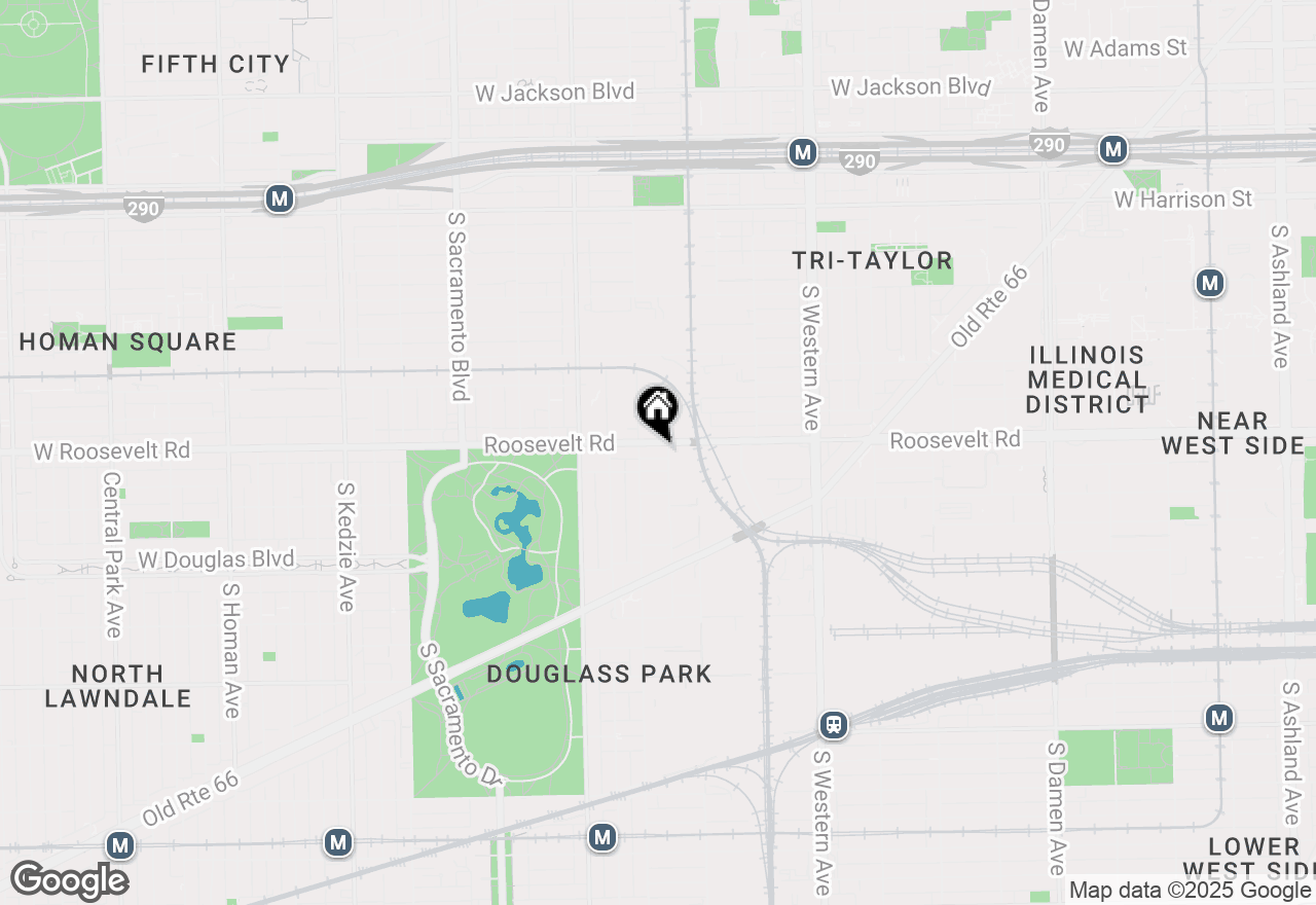 Map of 2641 W Roosevelt Road, Chicago, IL 60608