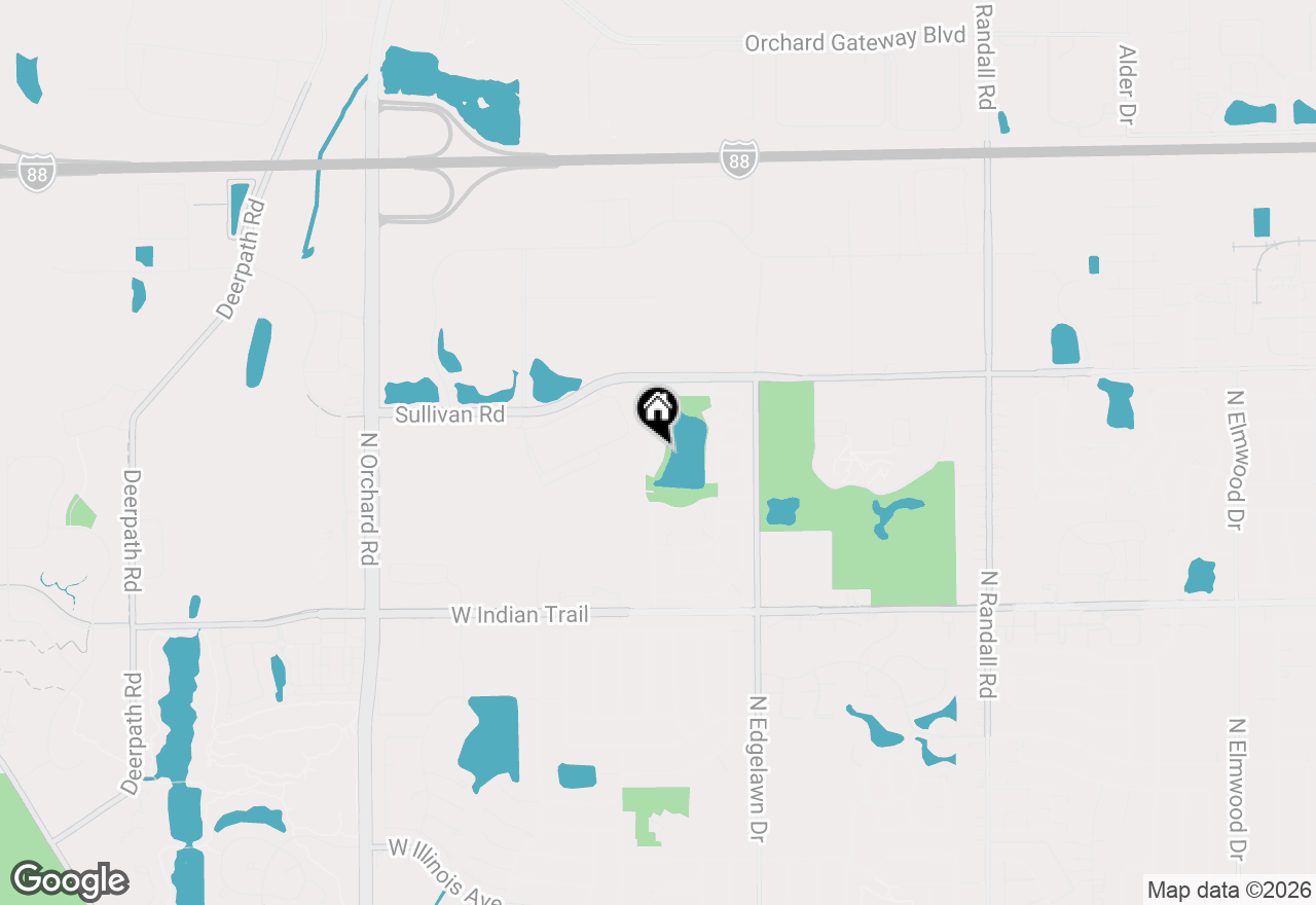 Map of 1475 Elder Drive, Aurora, IL 60506