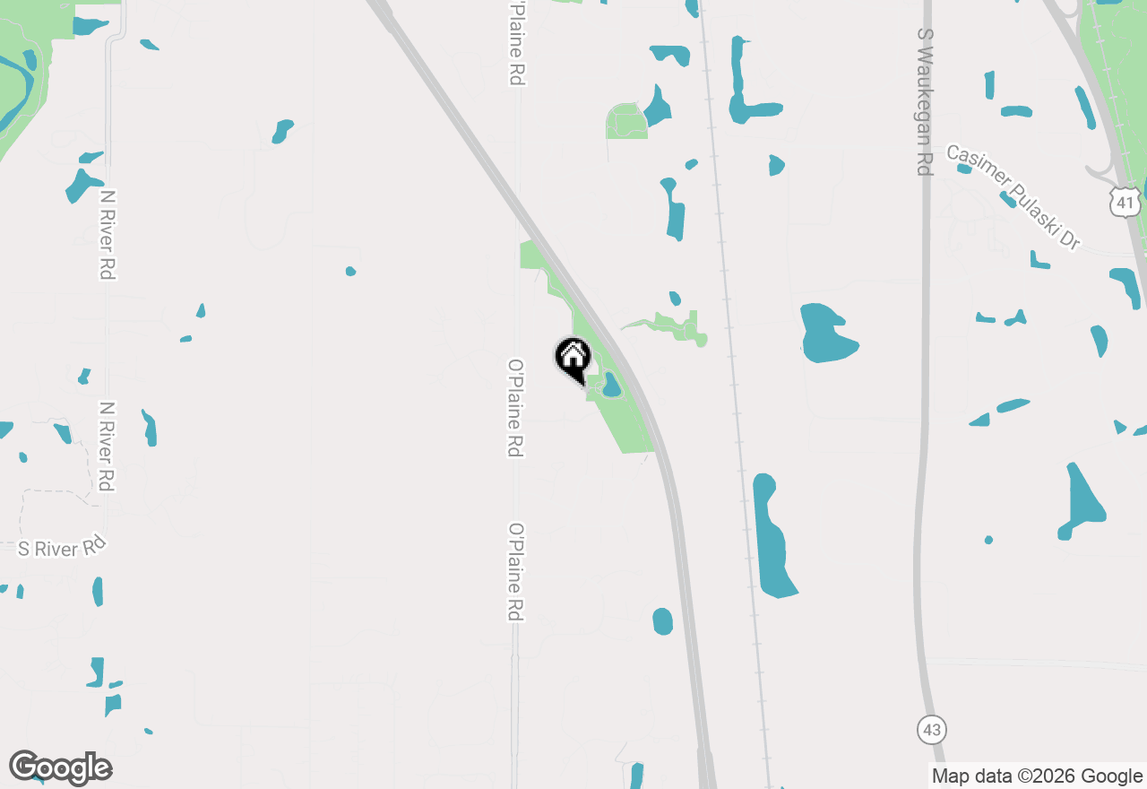 Map of 4501 W Westchester Lane, Libertyville, IL 60048