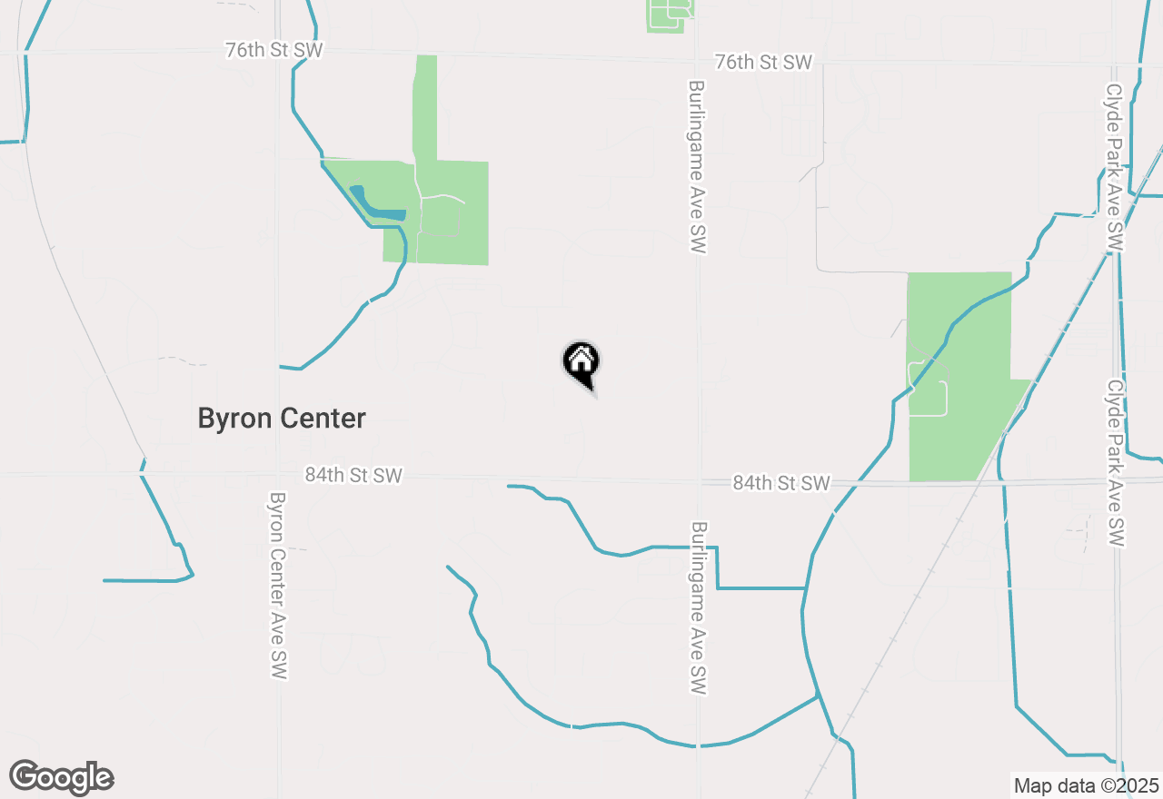 Map of 1864 Misty Ridge Boulevard, Byron Center, MI 49315