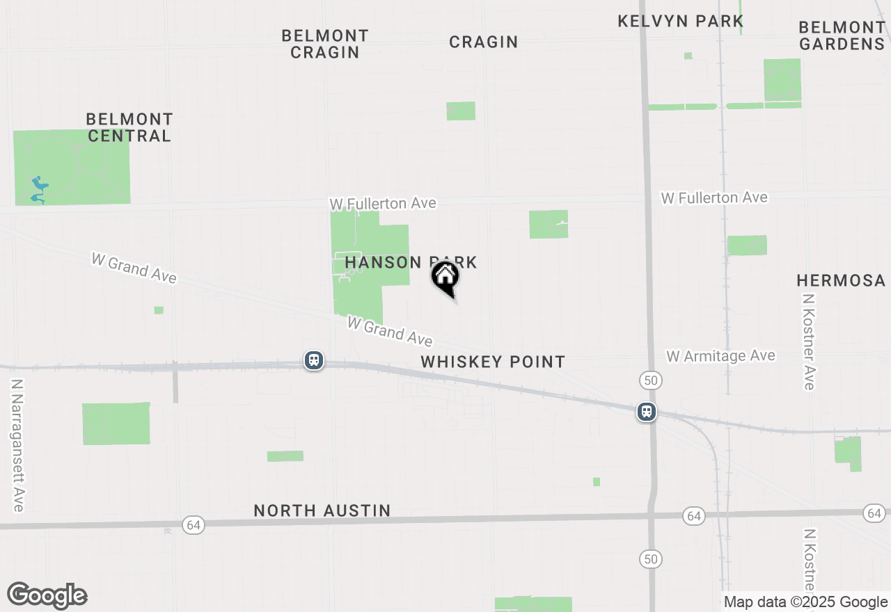 Map of 2120 N Lockwood Avenue, Chicago, IL 60639