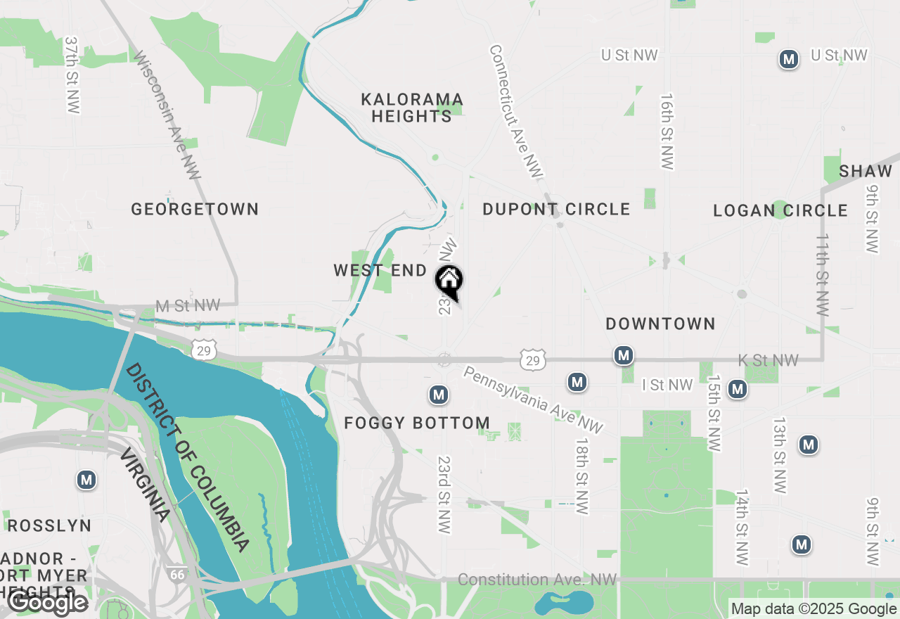 Map of 1155 23rd Street Nw #2E, Washington, DC 20037