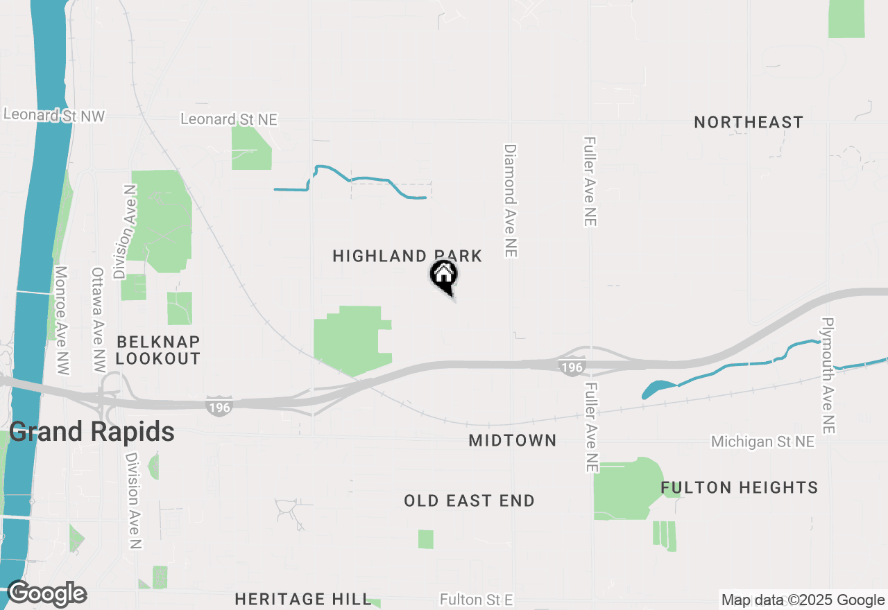 Map of 816 Malta Street Ne, Grand Rapids, MI 49503