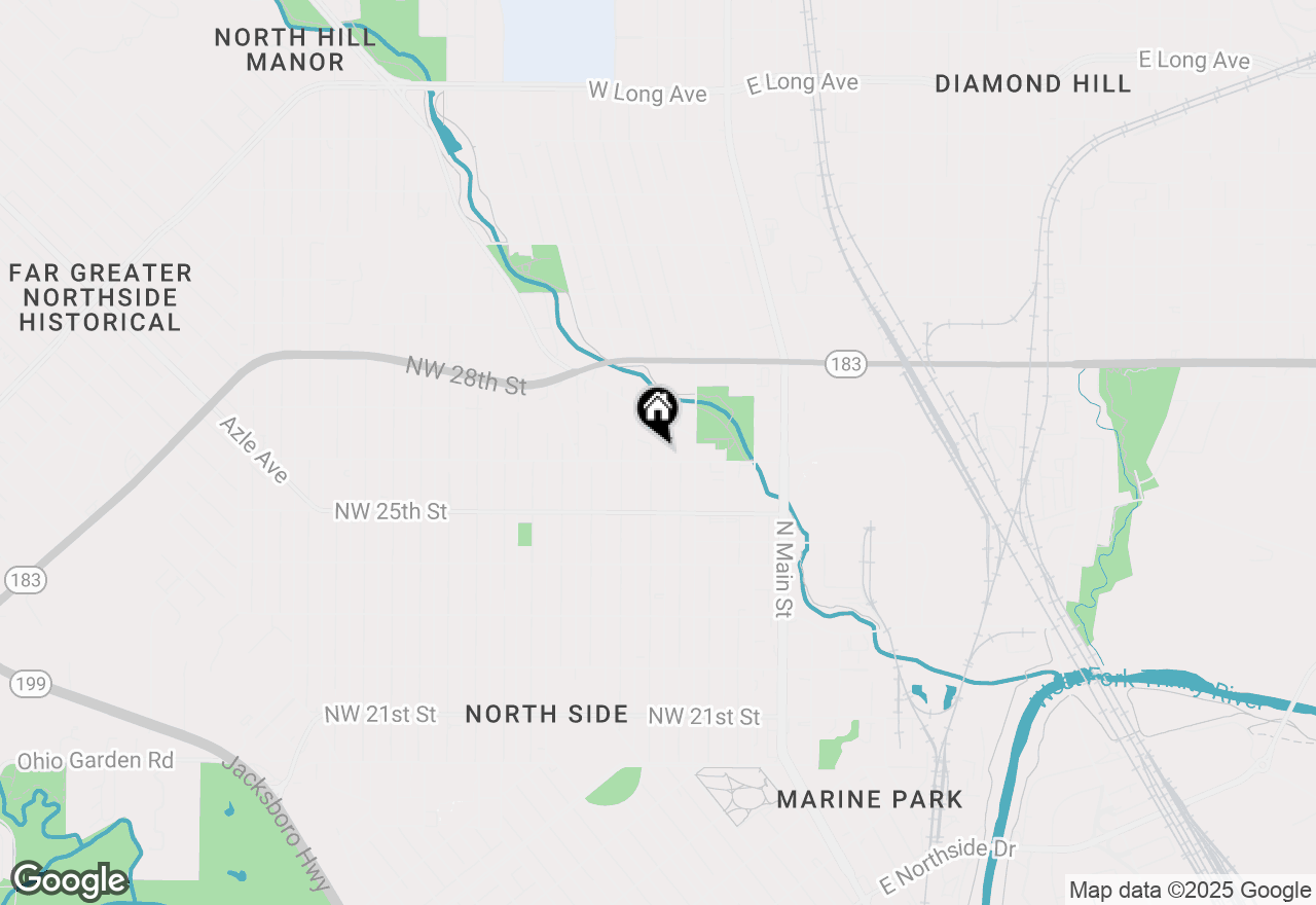 Map of 2603 Ross Avenue, Fort Worth, TX 76164