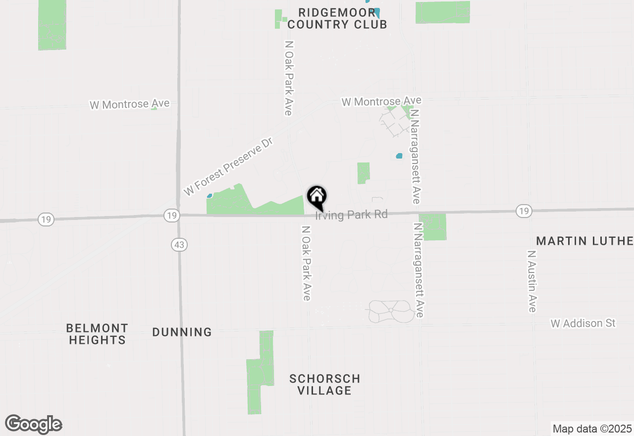 Map of 6737 W Irving Park Road #2C, Chicago, IL 60634