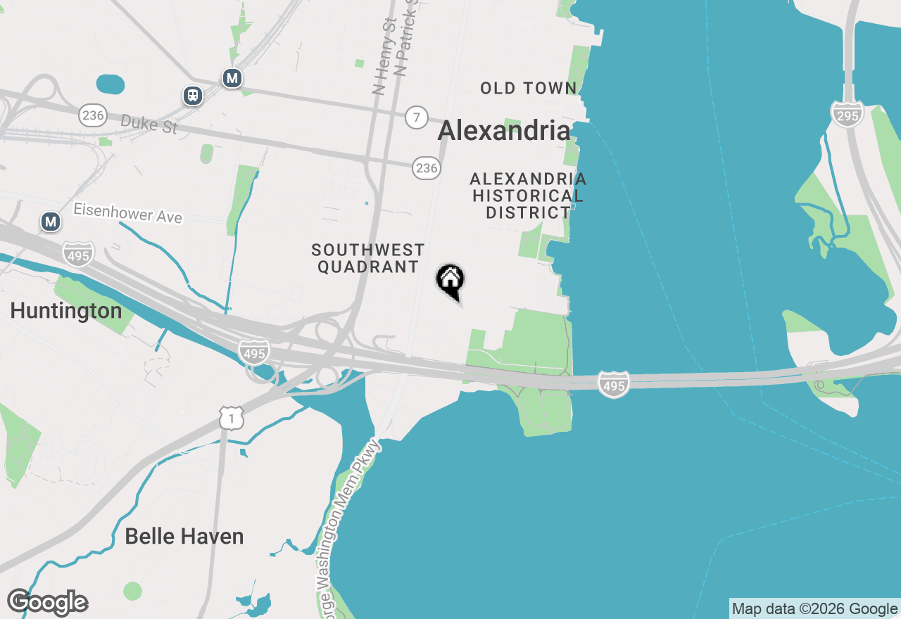 Map of 801 N Pitt Street #901, Alexandria, VA 22314