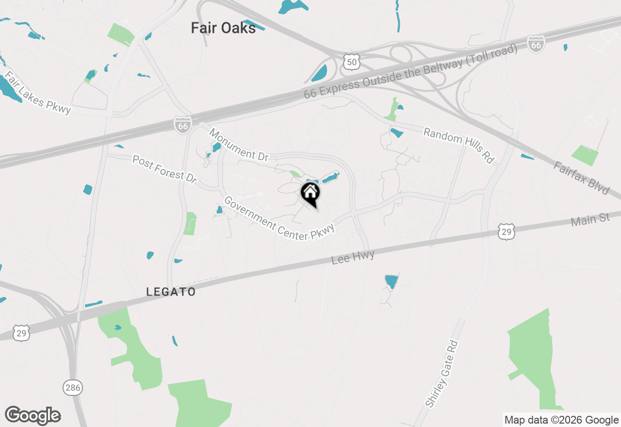 Map of 11814 Rockaway Lane #32, Fairfax, VA 22030