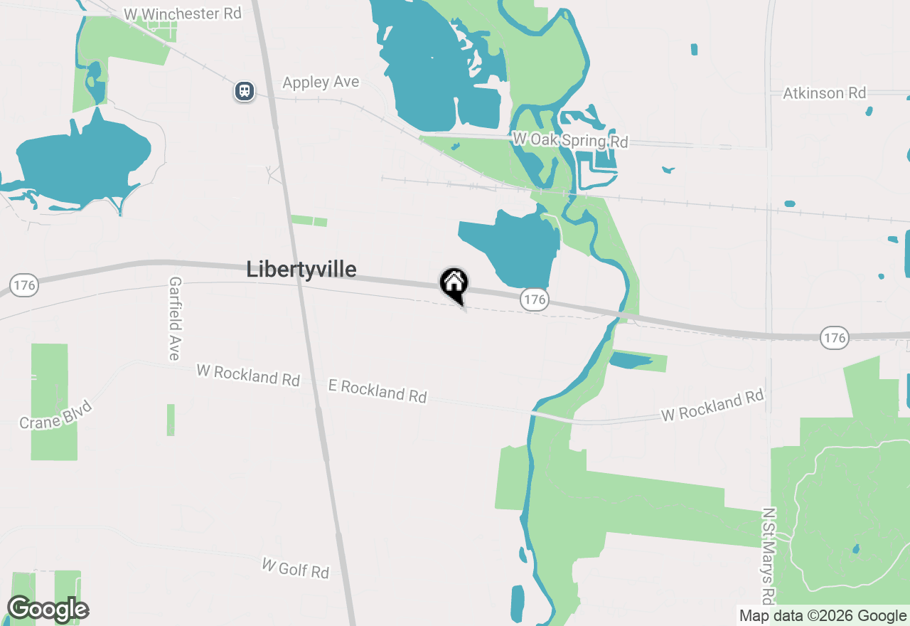 Map of 716 E Sunnyside Avenue, Libertyville, IL 60048