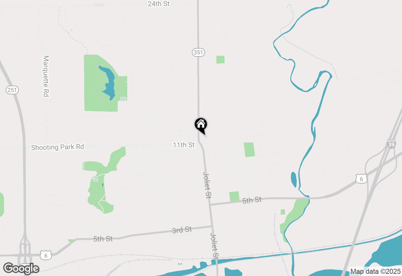 Map of 1128 Saint Vincent Avenue, Lasalle, IL 61301