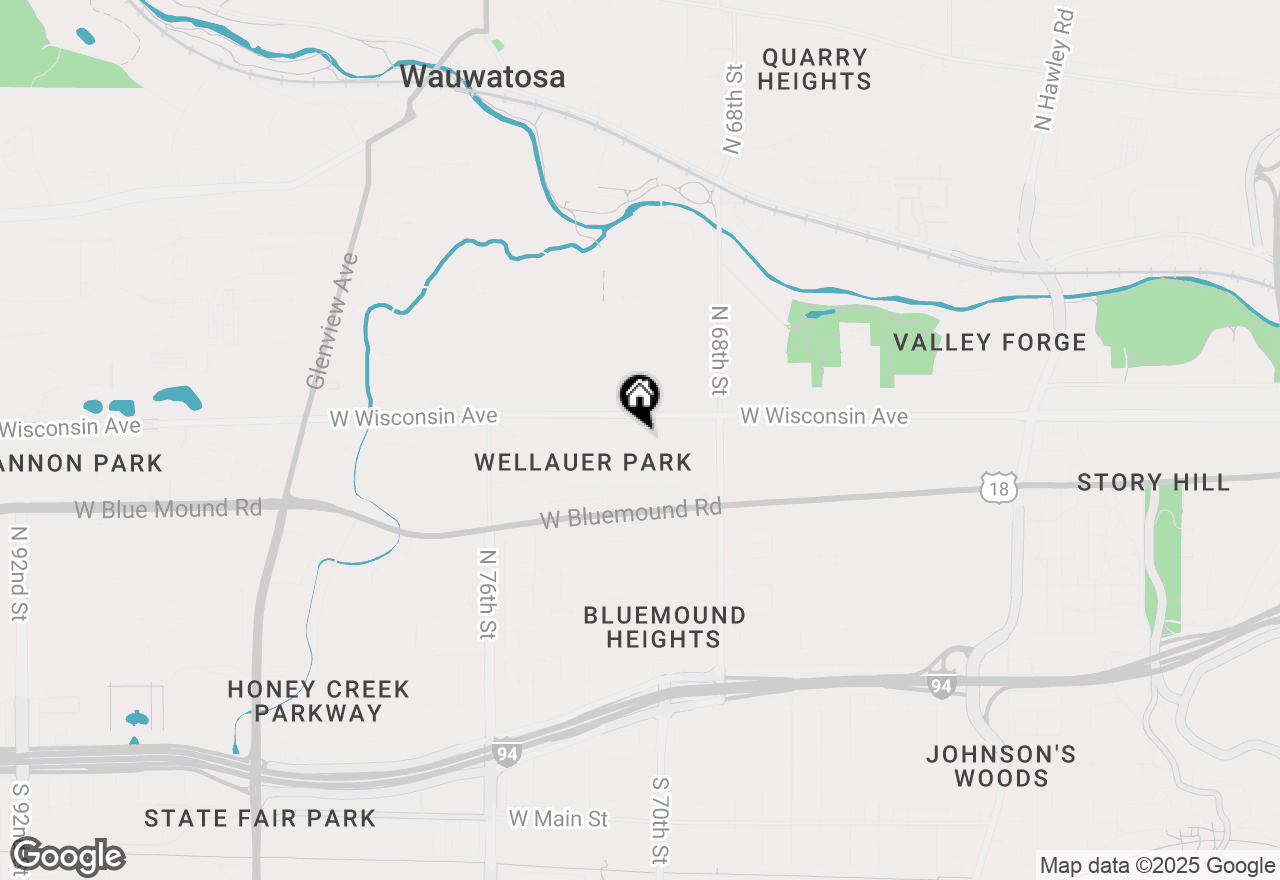 Map of 7026 Grand Pkwy, Wauwatosa, WI 53213
