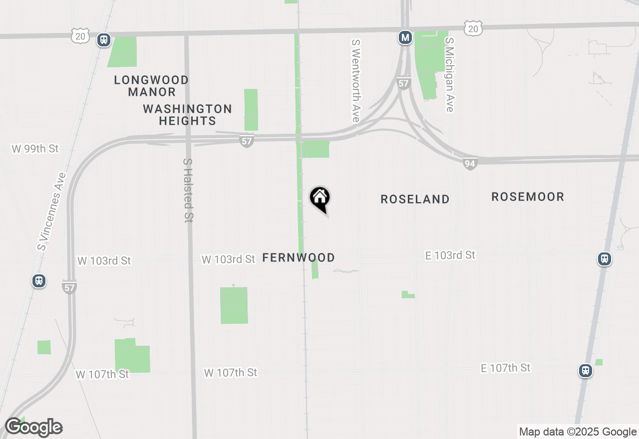 Map of 323 W 101st Place, Chicago, IL 60628