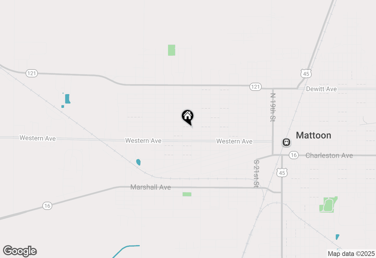 Map of 2808 Prairie Avenue, Mattoon, IL 61938