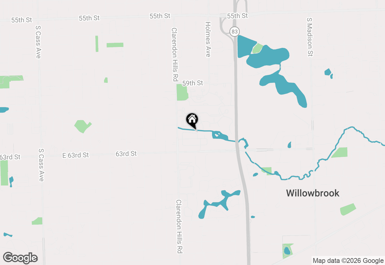Map of 228 Brookside Lane #A, Willowbrook, IL 60527