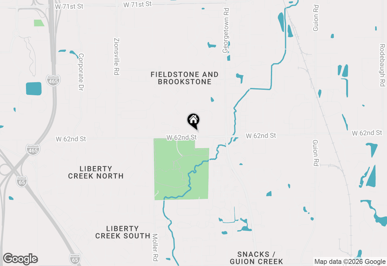 Map of 5129 Bird Branch Drive, Indianapolis, IN 46268