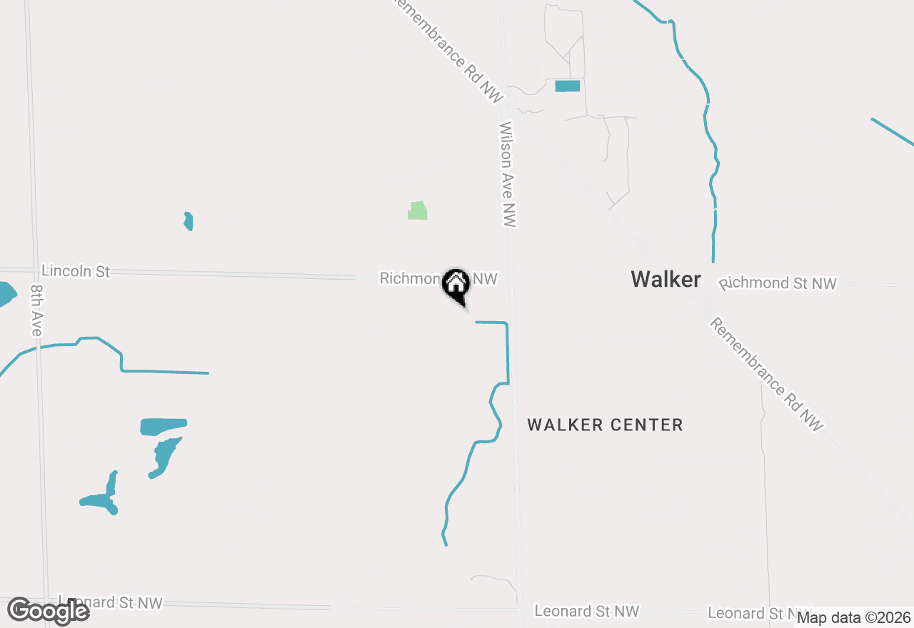 Map of 1922 Stratford Lane Nw, Walker, MI 49534
