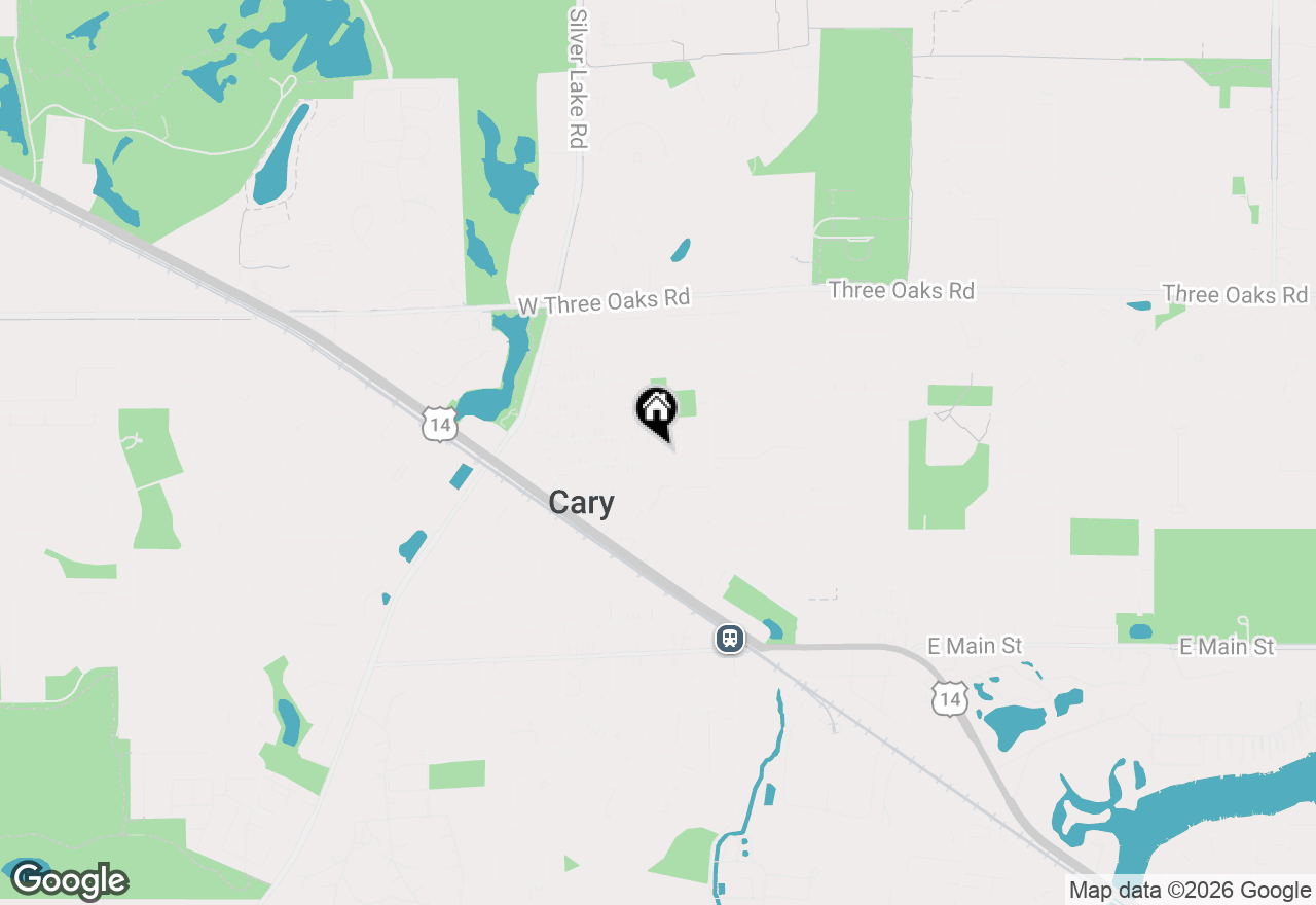 Map of 348 Alma Terrace, Cary, IL 60013