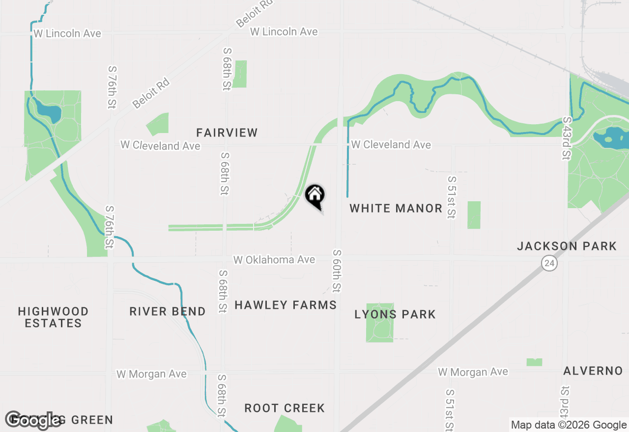 Map of 6122 W Idaho St, Milwaukee, WI 53219